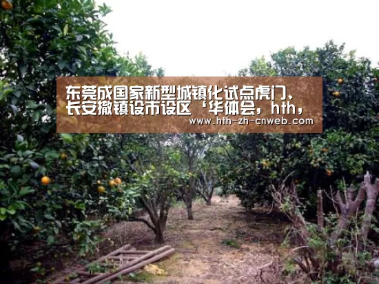 东莞成国家新型城镇化试点虎门、长安撤镇设市设区‘华体会,hth,华体会官网’(图4) 华体会,hth,华体会官网